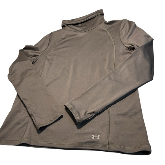 Under Armour Meridian Funnel Neck Long Sleeve Thermal Layer Sz Lrg - Picture 4 of 9